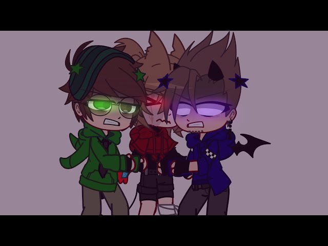 EddsWorld Fanon oc meet Canon oc// MY AU💦 \\EW💚💜💙❤\\ Gacha Club, Not  Original