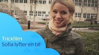 Trickfilm Sofia Lyfter En Bil