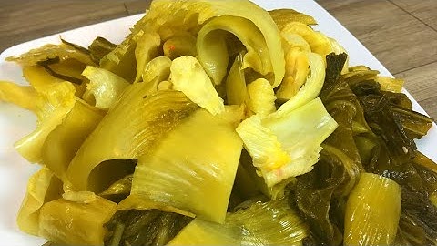 Cách làm DƯA CẢI MUỐI CHUA vàng ngon tự nhiên, để lâu vẫn giòn