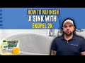 How to Refinish A Sink With Ekopel 2K. Live Unedited
