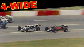 Rick Mears Holds Off Last Lap Lunge From Mario Andretti (1981 CART Atlanta Race 2)