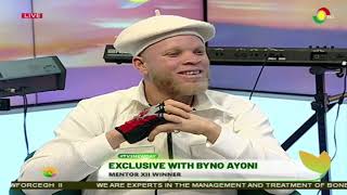 Mentor XII Winner Byno Ayoni's Exclusive Interview on #TV3Newday 🏆🎤