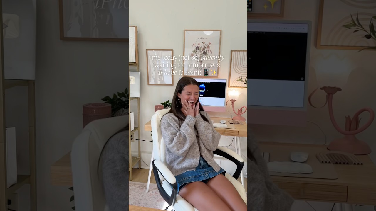 iPHONE 17 EVENT IS TOMORROW!! i am so excited!! 