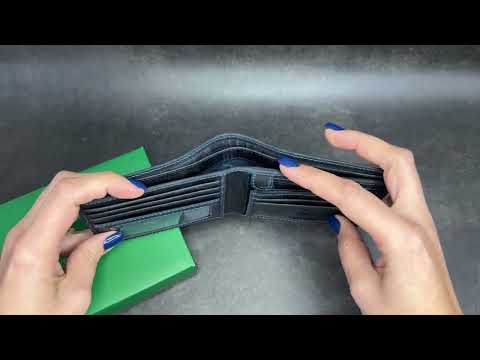 Синій шкіряний гаманець чоловічий Visconti 707 OIL BLUE Shield video