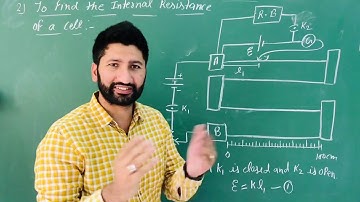 Internal Resistance Of A Cell Using Potentiometer|Current Electricity|Class-12|Part-17