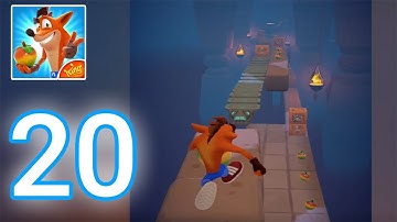 Crash Bandicoot: On The Run! - Gameplay Walkthrough Part 20 - Temple Ruins Missions (iOS, Android)