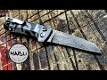 Damascus Leatherman | Turning a Free K2 into a custom knife!!