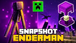 MOJANG RELEASED A SNAPSHOT FOCUSED ON ENDERMEN! NEXT UPDATE