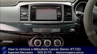 How to remove a Mitsubishi Lancer Stereo (#1725)