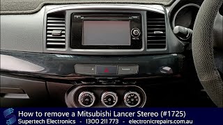 How To Remove A Mitsubishi Lancer Stereo