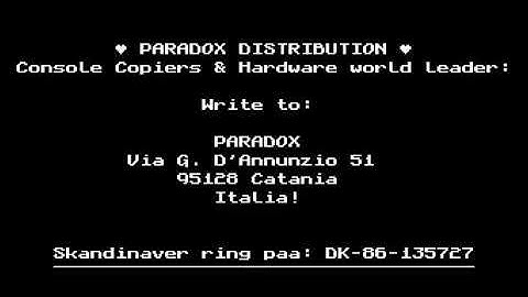 Paradox   Overlord mp4 HYPERSPIN AMIGA INTRO CRACKTRO DEMO COMMODORE NOT MINE VIDEOS