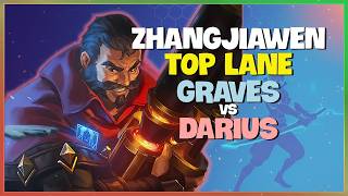 Rank 1 Graves : He is CRUSHING the Darius Matchup in Super Server - Engsub