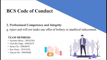 BCS Code of Conduct Professional Skills Video | University of Glasgow