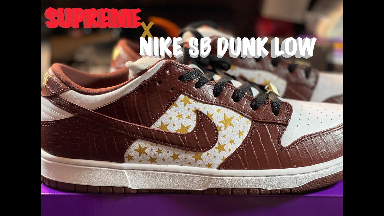 UNBOXING: SUPREME X NIKE SB DUNK LOW SS21 - YouTube