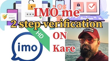Imo me 2 step verification kaise kare | Imo me two step verification kaise kare