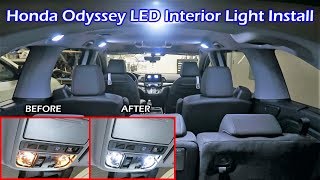 2019 Honda Odyssey Interior LED Light Upgrade