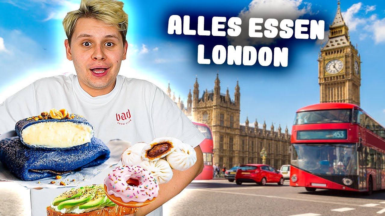 Sowas HAST DU NOCH NIE GEGESSEN!😰  - ALLES KAPUTT ESSEN IN LONDON😮
