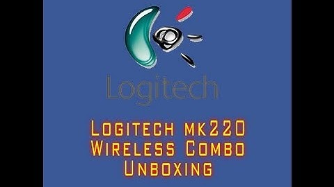 Logitech mk220 Wireless Combo Unboxing