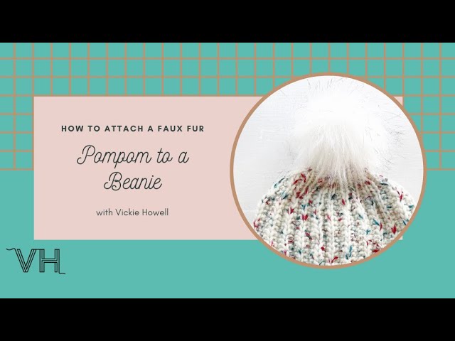 How to make FAUX FUR POM POMS for cheap! Quick, easy and super
