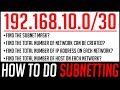 Subnetting in computer network  how to find subnet mask network id host ip address  broadcast id