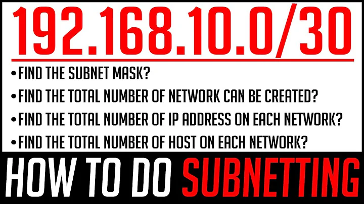 SUBNETTING In Computer Network | How To Find Subnet Mask, Network ID, Host IP Address & Broadcast ID