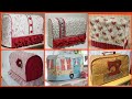 Very beautiful fabric sewing machine cover ideas