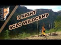 Solo Wild Camping in Kangaroo Valley - PRIMATIVE FIRE STARTING