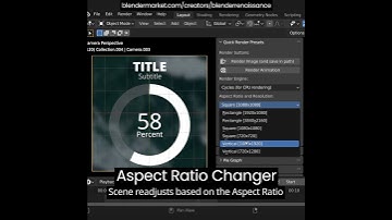 Info Graphs for blender (using Geometry Nodes) - Shorts Trailer