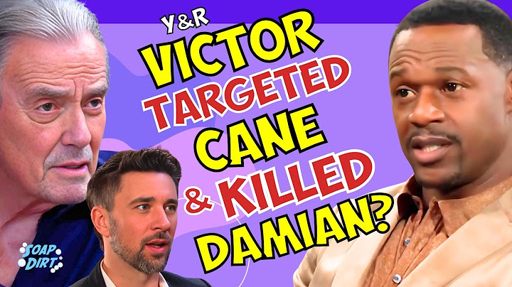 Young and the Restless: Victor Tried to Kill Cane & Got Damian Instead? | Soap Dirt