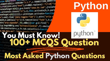 Python MCQs with Most Asked Interview Questions | Python Quiz for Beginners & Developers