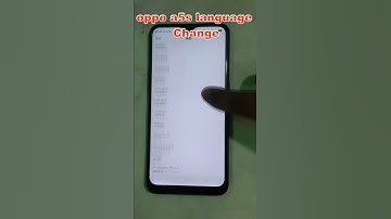 How to oppo a5s language setting | how to change language in oppo a5s \ 2024