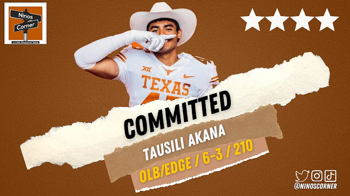 Texas adds 4 OLB/EDGE, Tausili Akana, to its 2023 class