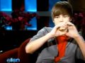 Justin Bieber on Ellen part 1 (interview)