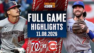 🔴LIVE🔴 Washington Nationals Vs Chicago Cubs Full Game Highlights Aug 11, 2026 Envivo MLB THE SHOW 26