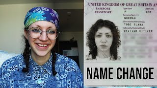 Changing my name again... (Non-binary Edition) || UK DEED POLL & PASSPORT