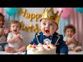 Happy Birthday Song | Cute Baby Dance Party! 🎉 | Fun Birthday Song for Kids | LOLY KIDS V13