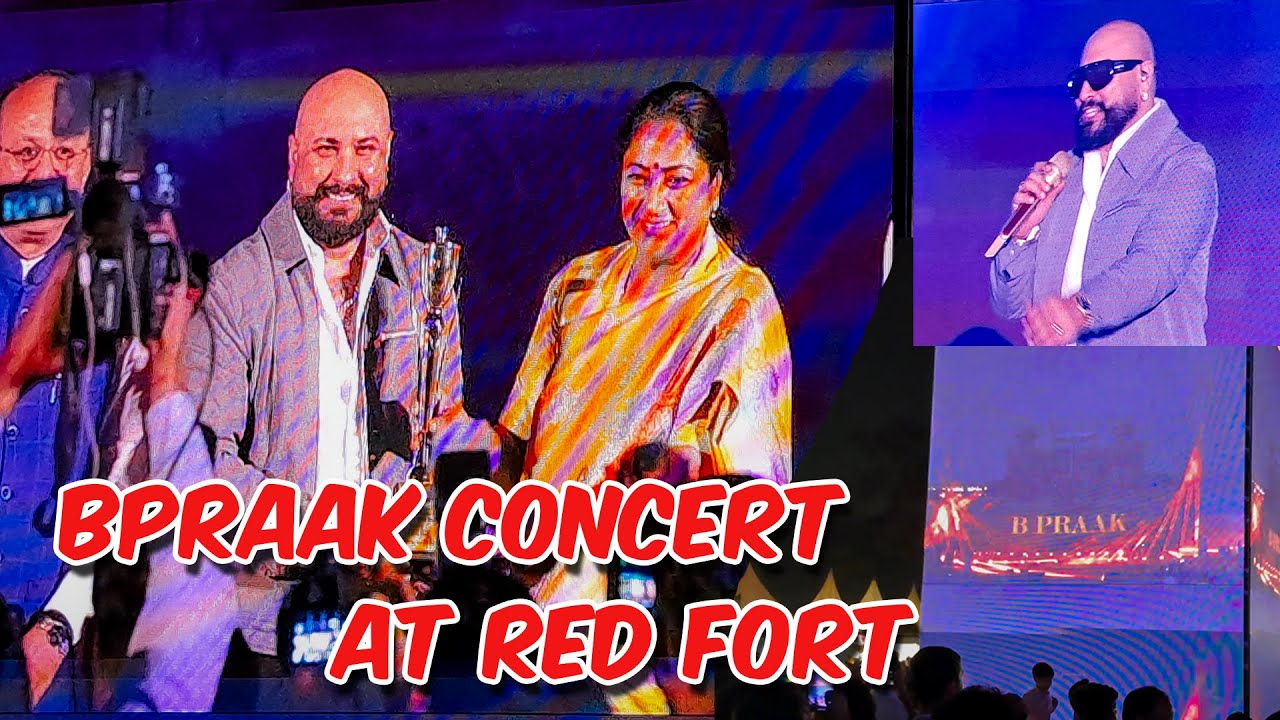 B Praak Live Concert at Red Fort | Delhi Foundation Day 2025 | Delhi Food Festival Vibes