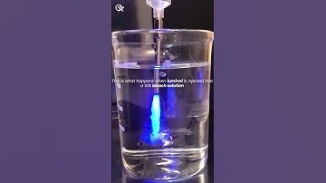 This is what happens when you inject luminol into a 10% bleach solution