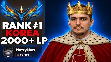 NattyNatt goes on 20 Game WINSTREAK as Rank 1 Korea!