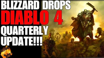 BLIZZARD DROPS DIABLO 4 QUARTERLY UPDATE! NEW TEASER TRAILER!! REVAMPED USER INTERFACE!!!