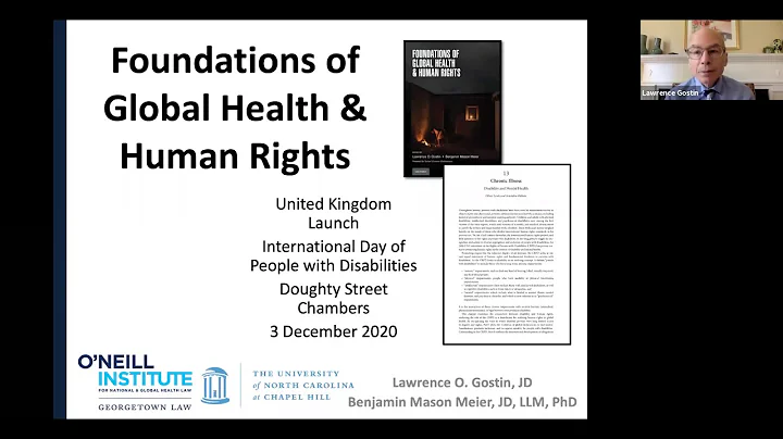 UK launch of “Foundations of Global Health and Human Rights”