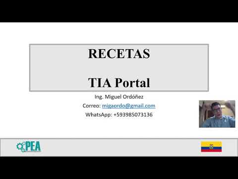 RECETAS y TIA PORTAL: Tutorial con todo lo que puedes hacer  en una pantalla HMI SIEMENS.