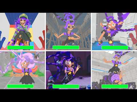 Poppy Playtime Chapter 1 2 3 4 5 - All BOSSES DEATHS LILY LOVE BRAIDS EVOLUTION THROUGH EACH CHAPTER