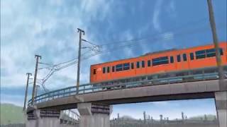 新VRM3★103系シリーズ21 JR103系高運転台首都圏特別快速オレンジ色