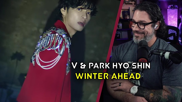 Director Reacts - V - 'Winter Ahead (with PARK HYO SHIN)' MV