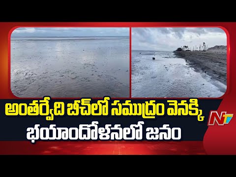 Antarvedi Beach: 500 మీటర్లు లోపలికి వెళ్లిన అంతర్వేది బీచ్.. సునామీకి సంకేతమా? | NTV Telugu - NTVTELUGU
