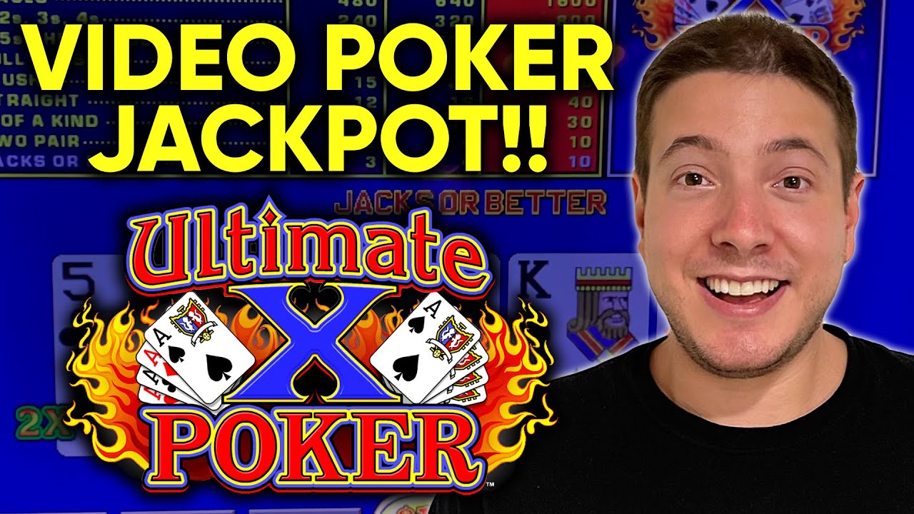 Awesome JACKPOT HANDPAY On Ultimate X Video Poker! YouTube