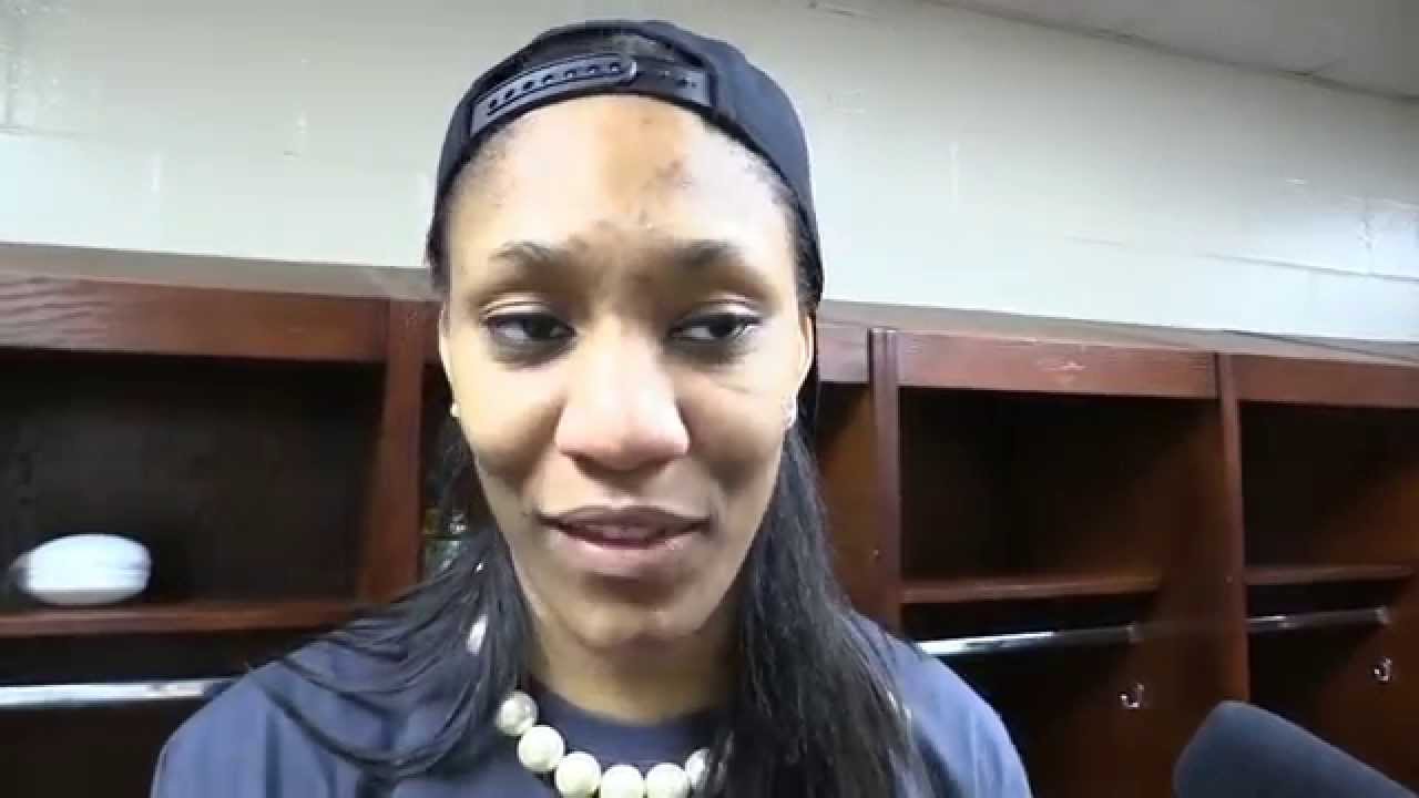 A'ja Wilson on Gamecocks advancing to Final Four - YouTube
