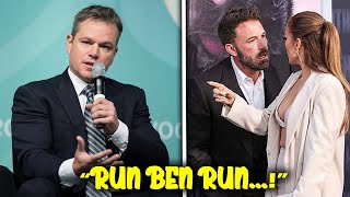 After Getting Back Together With Jennifer Lopez, Ben Affleck SMARKS BACKLASH from Matt Damon