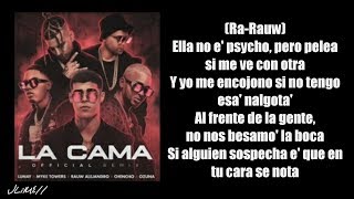 La Cama (Remix) - Lunay, Ozuna, Myke Towers, Rauw Alejandro, Chencho LETRA